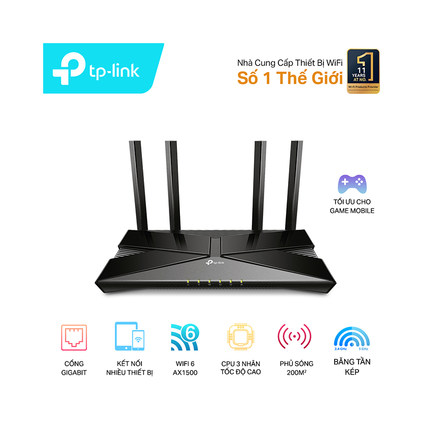 BỘ PHÁT WIFI TP-LINK ARCHER AX10 (WI-FI 6, AX1500)