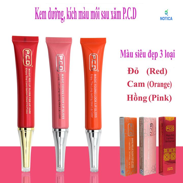 Kem dưỡng và kích màu môi sau xăm PCD