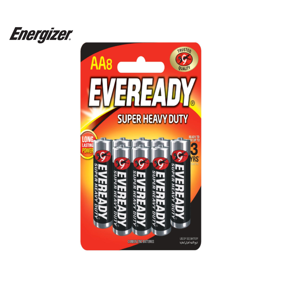 Vỉ 8 viên pin aa eveready super heavy duty 1215 bp8 - 100193482