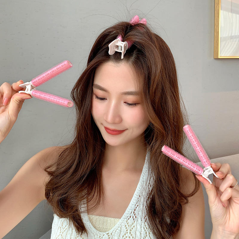 Kẹp phồng chân tóc mái tự dính, Lô Tóc Mái, Lô Uốn mái thưa hot Hàn Quốc