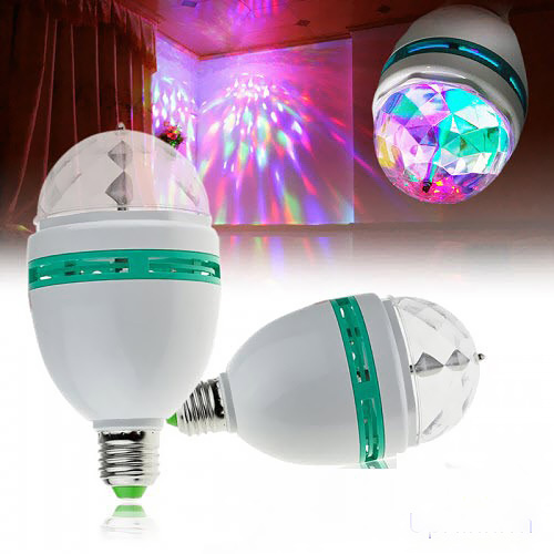 Bóng Đèn Led Sân Khấu, Vũ Trường, Karaoke Hình Cầu Tự Xoay Tròn Nhiều Màu Cực Đẹp Thích Hợp Sử Dụng, Trang Trí Nhiều Nơi