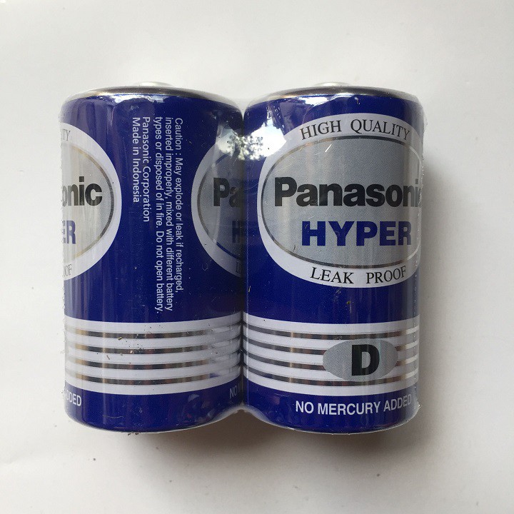 Pin Đại Panasonic R20UT/2S Chính Hãng Made in Indonesia - Vỉ 2 Viên