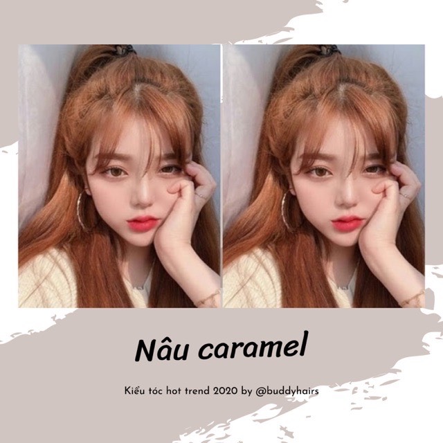 Lịch sử giá Thuốc nhuộm tóc màu Nâu caramel + Tặng trợ nhuộm, gang tay cập  nhật 7/2023 - BeeCost