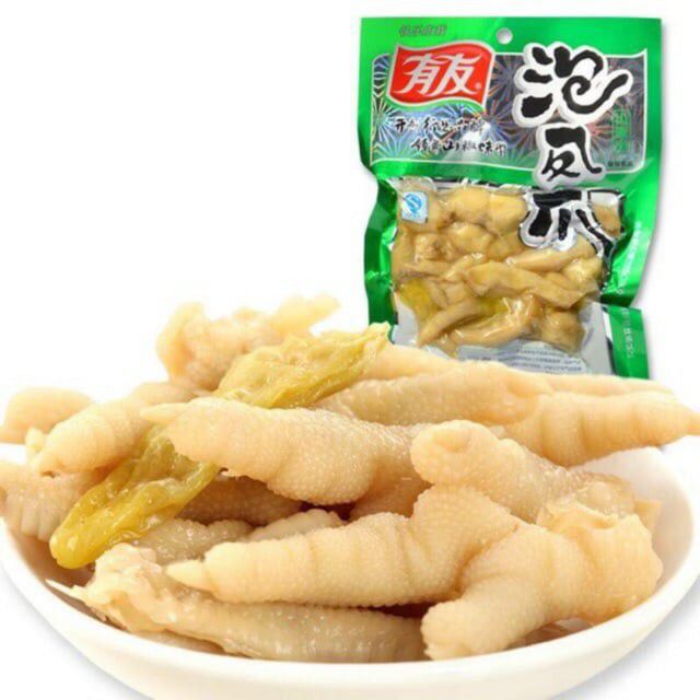 COMBO 5 GÓI CHÂN GÀ CAY YUYU 210G THA HỒ NHẬU