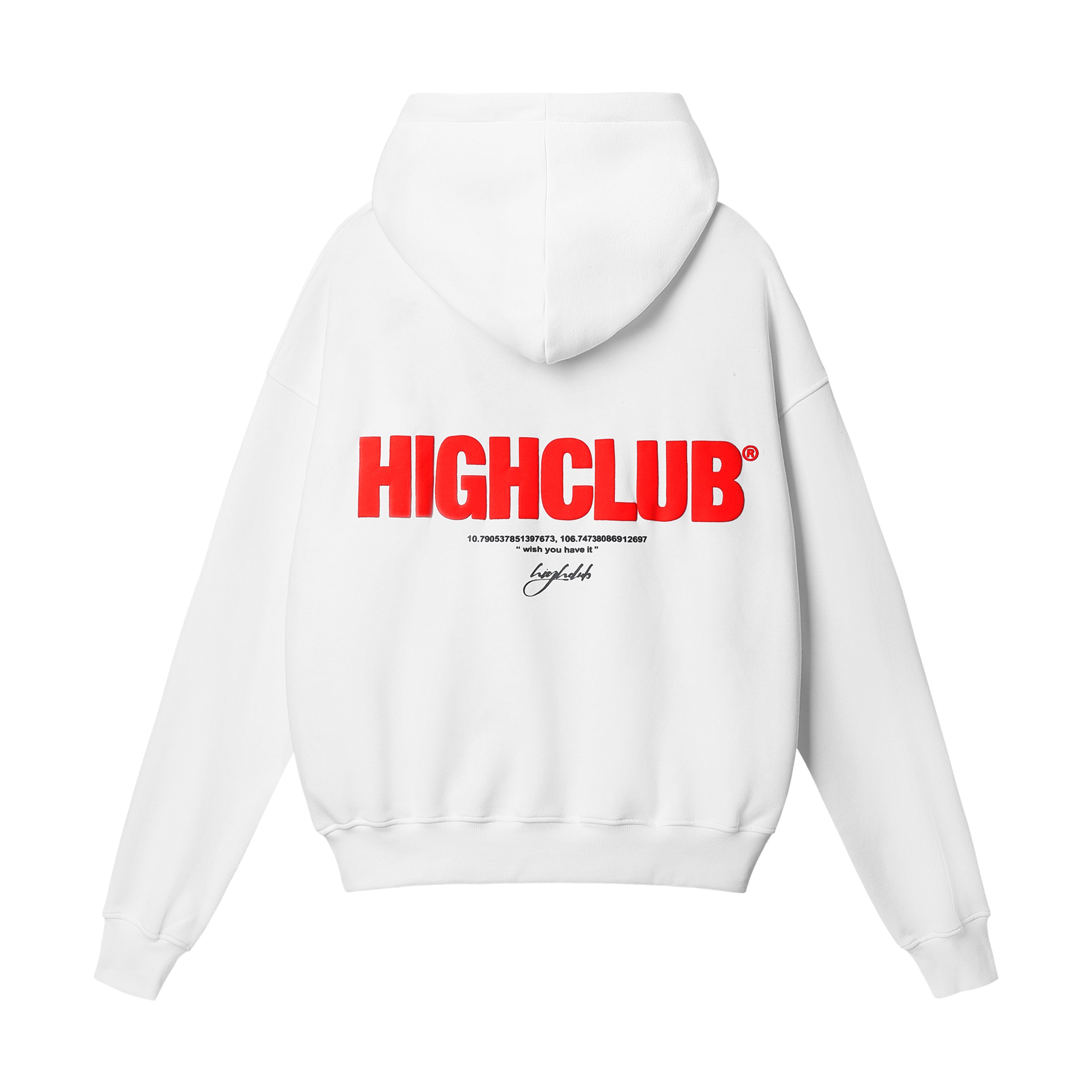 Áo Hoodie BASIC Mũ Trùm Đen/Hồng/Trắng/Xanh Dương/Đỏ Nỉ Cotton - HIGHCLUB Brand Chính Hãng