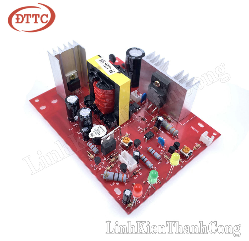 Mạch Sạc Acquy Thông Minh 12V 24V 10A 3 Đèn