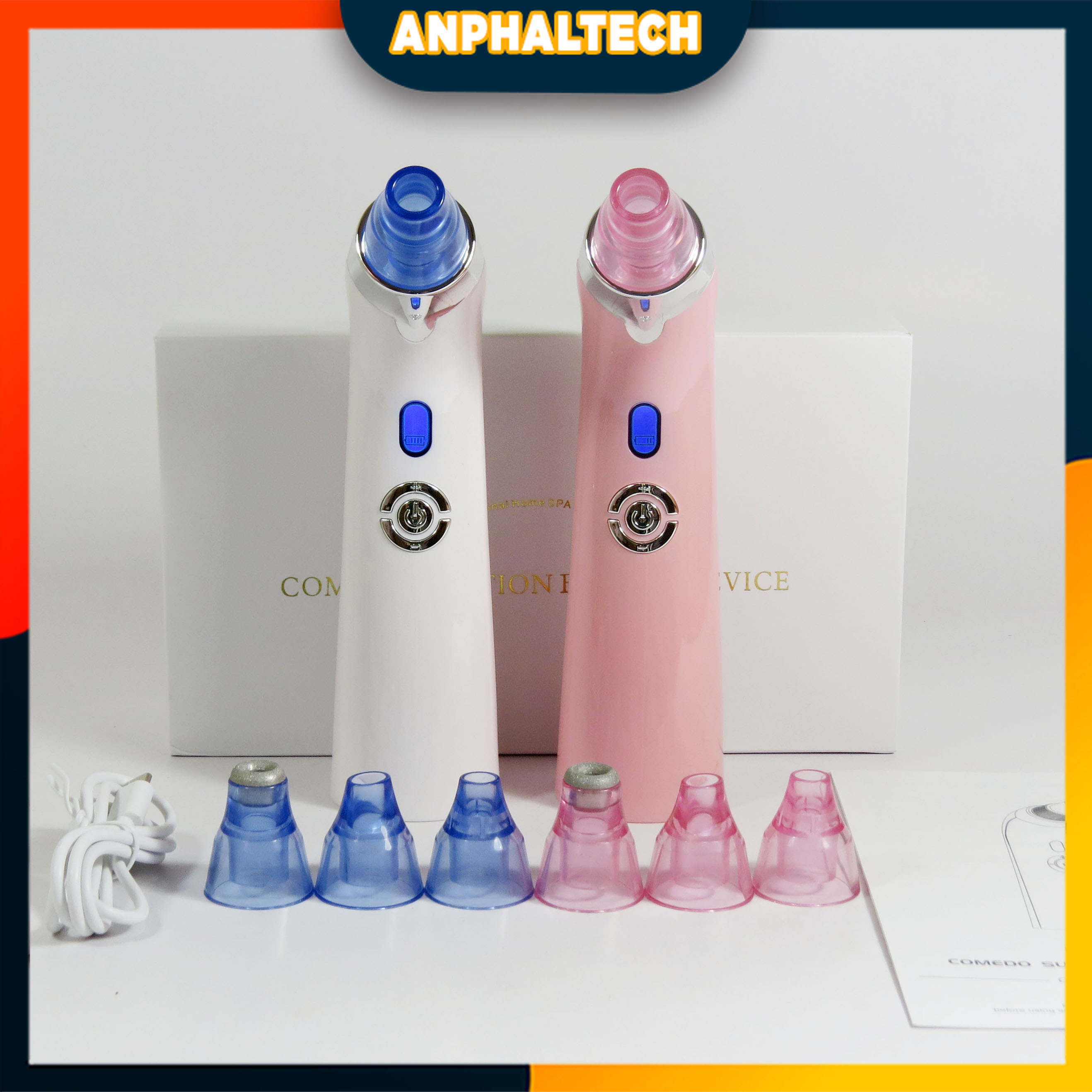 MÁY HÚT MỤN ĐẦU ĐEN CẦM TAY MINI SIÊU MẠNH COMEDO HÀN QUỐC