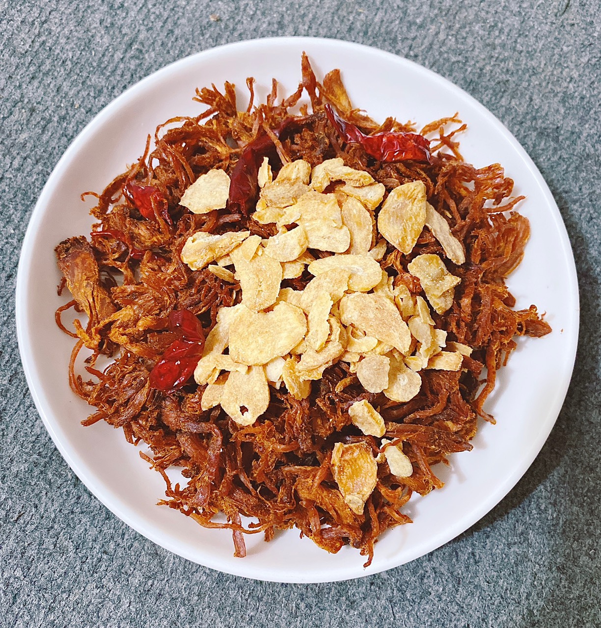 Khô heo cháy tỏi 1kg |kingfood - thế giới đồ ăn vặt - đồ ăn vặt hà nội