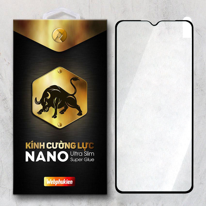 Miếng kính cường lực cho Nokia C20 Full màn hình hiệu Webphukien