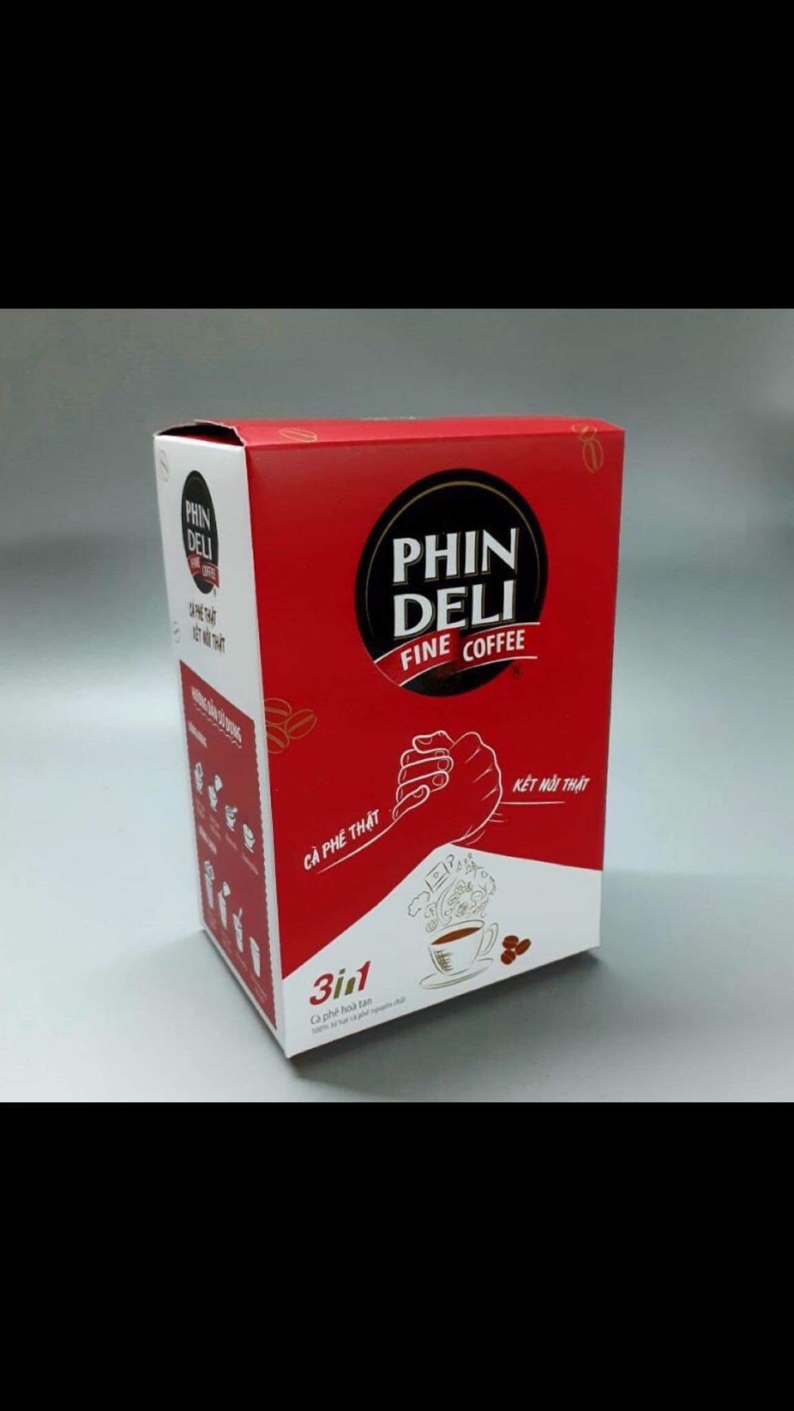 Thùng 10 hộp cà phê phin deli 306g date 5/2024