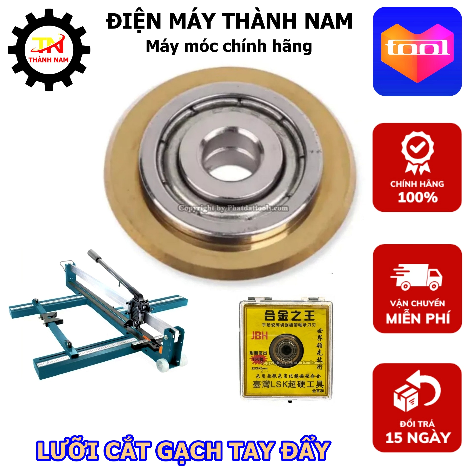 Lưỡi cắt gạch cho máy cắt gạch tay đẩy - Lưỡi cắt gạch ốp lát - Made in Taiwan