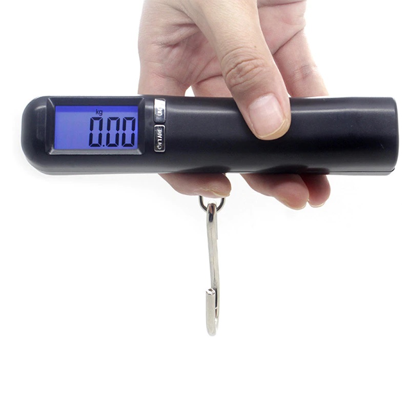 Cân điện tử cầm tay , max 40kg, cân hành lý, cân cá khi đi câu, cân đi chợ