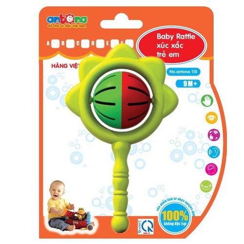 Đồ Chơi Sơ Sinh Xúc Xắc Chùy Chính Hãng Antona Hàng Việt Nam An Toàn Cho Bé