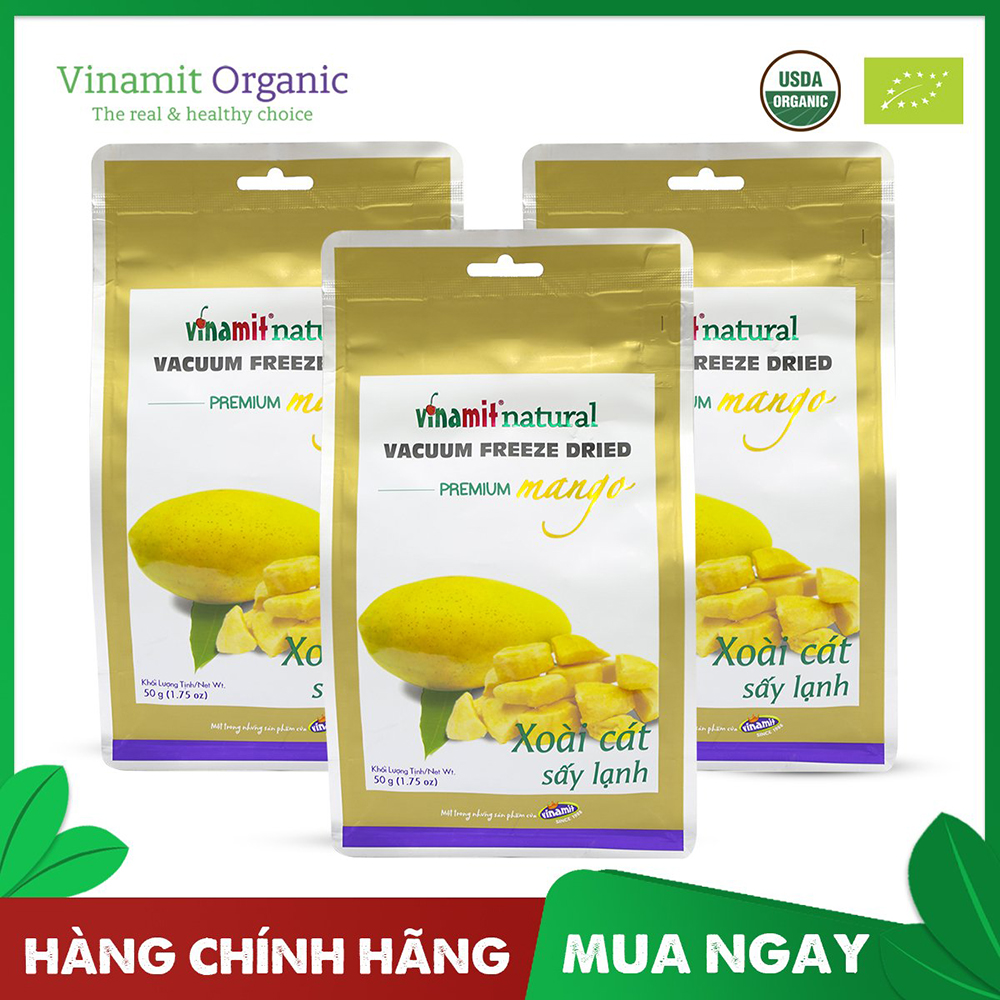 Xoài sấy lạnh VINAMIT 50g
