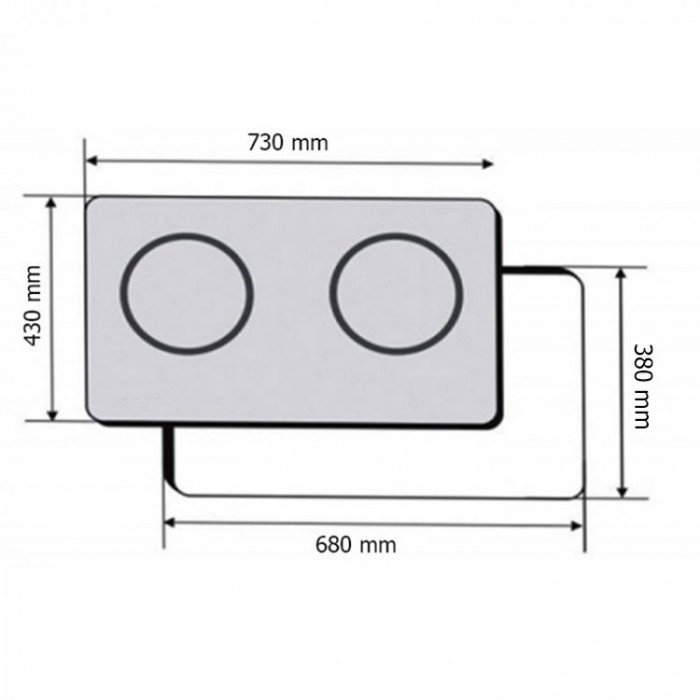 Bếp gas capri nhập khẩu malaysia cr-208kt