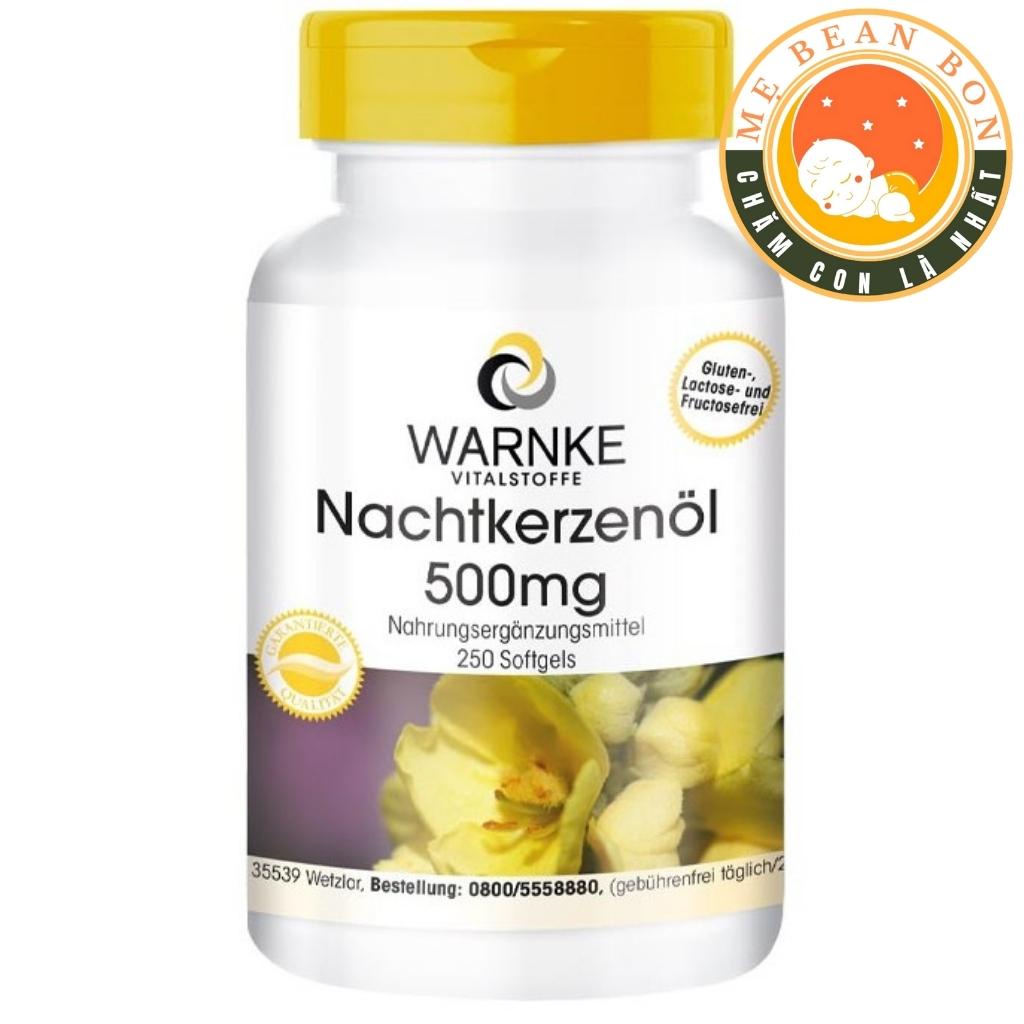 Tinh dầu hoa anh thảo Đức Warnke Nachtkerzenol 500mg, 100v mang đến lợi ích cho sức khỏe và chăm sóc sắc đẹp làn da từ trong ra ngoài