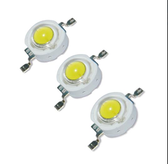 Bộ 5 Led Công Suất Siêu Sáng 3W Sáng Trắng ( Tặng Đế Tản Nhiệt - Chưa Hàn )