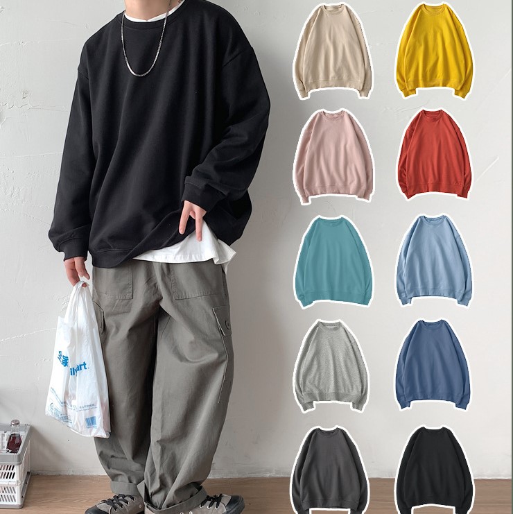 Sweater dài tay big size chất liệu nỉ bông, áo dài tay thu đông size lớn ( M - 5XL)