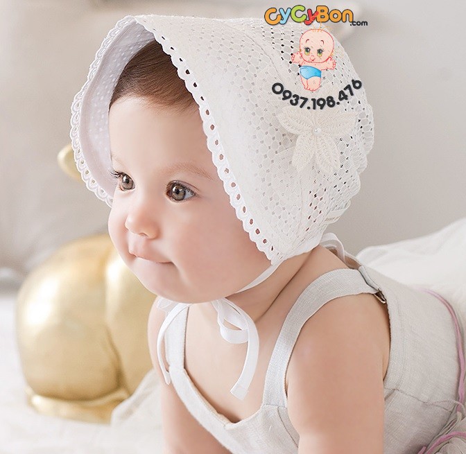 Nón Vải Cho Bé Kiểu Cô Gái Hà Lan