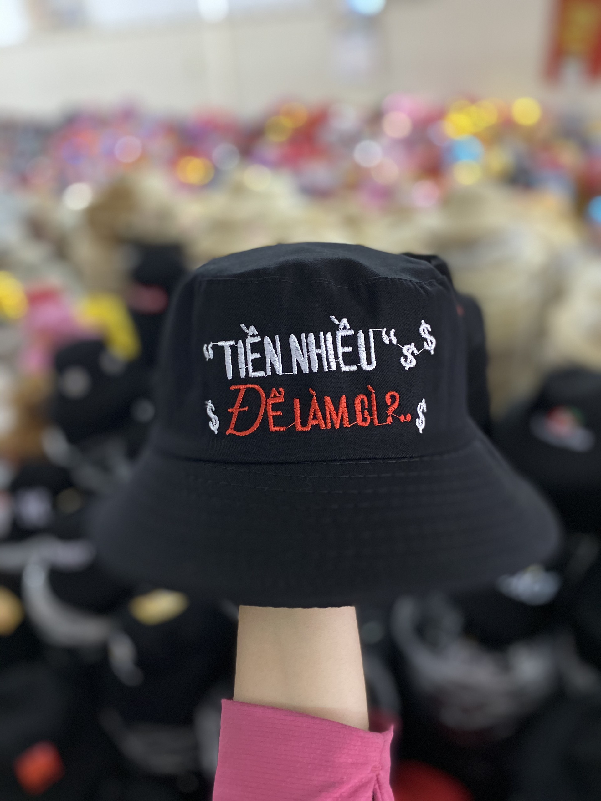 Nón bucket thêu logo thời trang siêu ngầu - mũ bucket - nón bo - mũ tròn nam nữ siêu ngầu