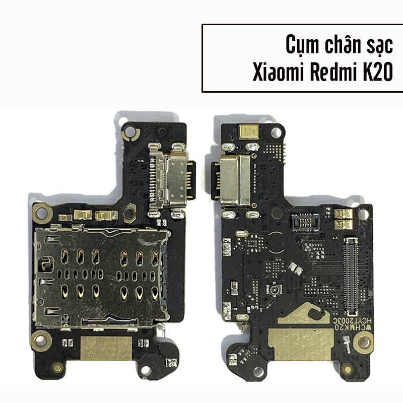 Cụm chân sạc cho Xiaomi Mi 9T - Redmi K20 , liền Mic nghe gọi