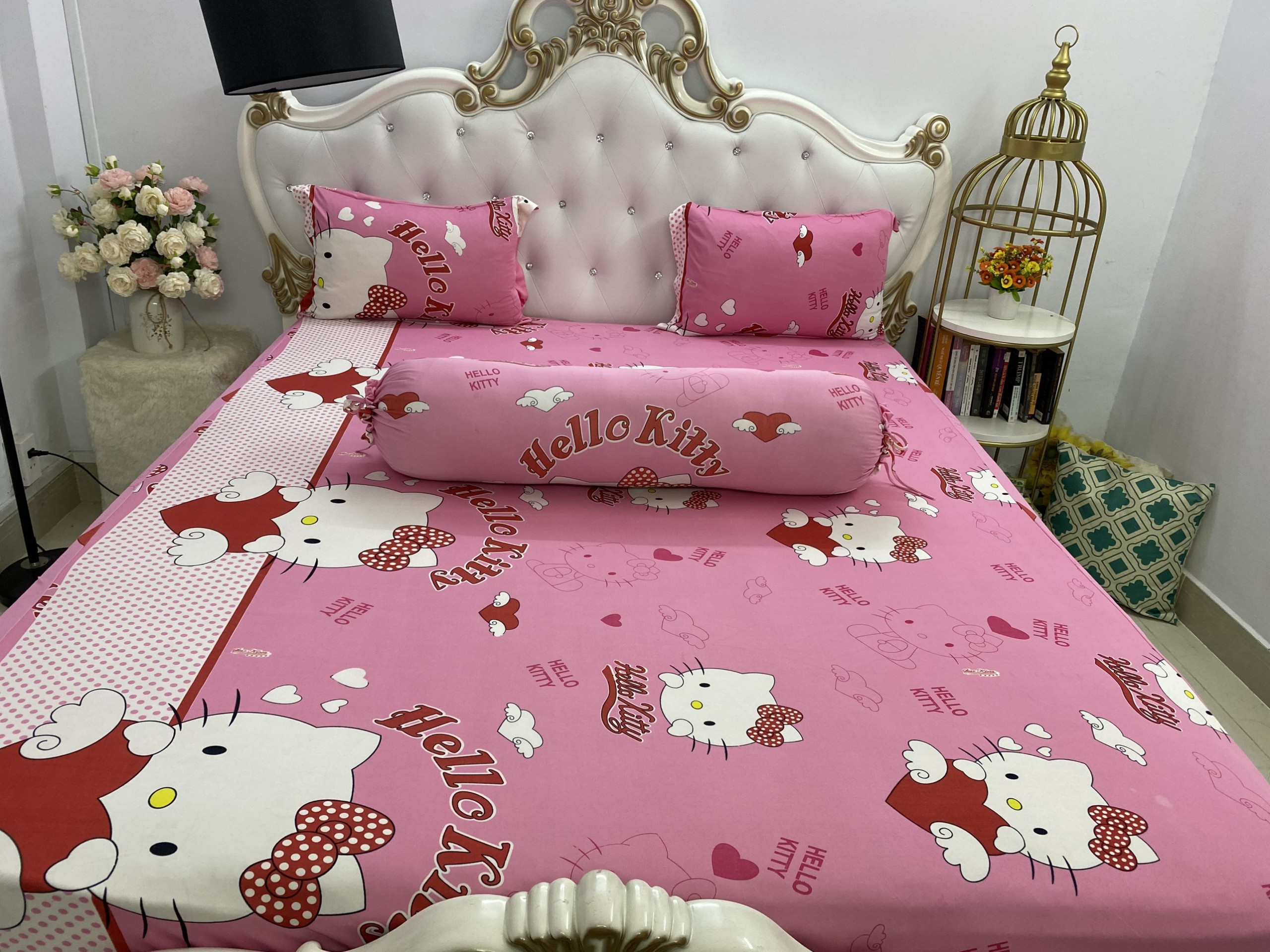 [HCM]Bộ Drap  gối Thun Hàn Quốc mát lạnh { 4 món }đủ size, #gatraigiuong1m6 #gatraigiuong1m8 #gabocdem