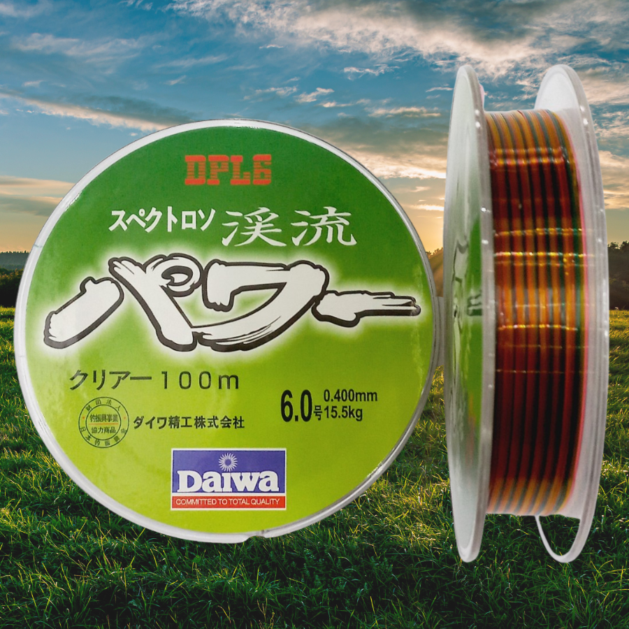 Cước câu daiwa 100m, đủ số, 7 màu, siêu bền