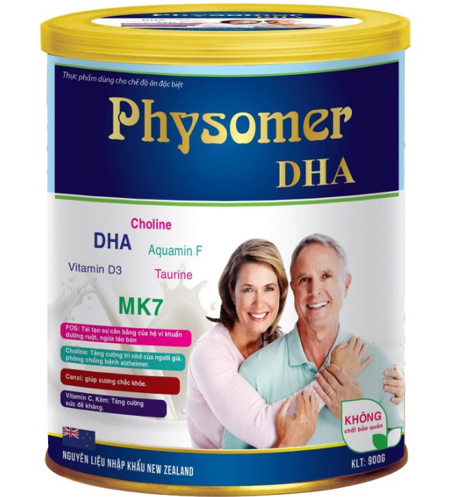 Sữa physomer dha dành cho người trung và lớn tuổi, hsd 2026.