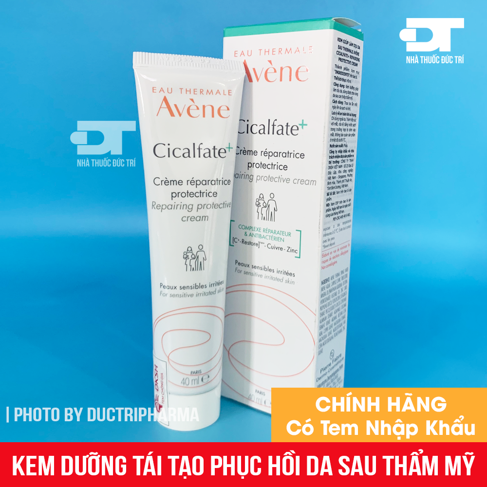 AVENE CICALFATE + CREAM - KEM PHỤC HỒI DA - LIỀN SẸO - GIẢM THÂM