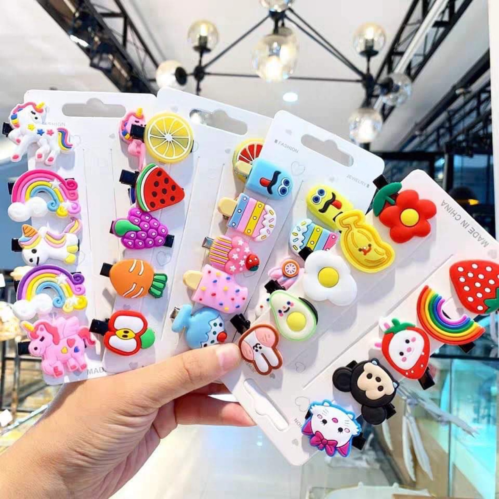 Set 10 kẹp tóc cute phong cách Hàn quốc