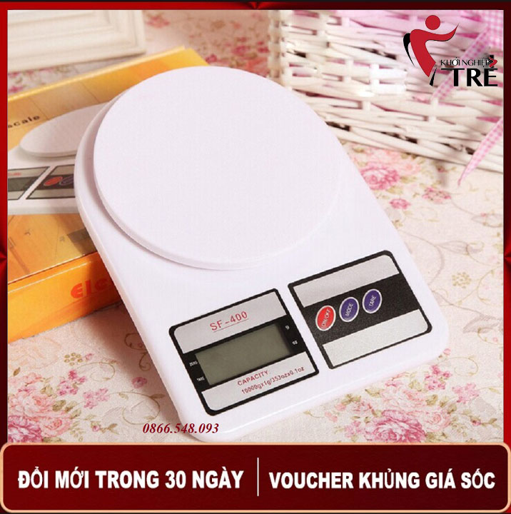 Cân điện tử nhà bếp để bàn mini SF400