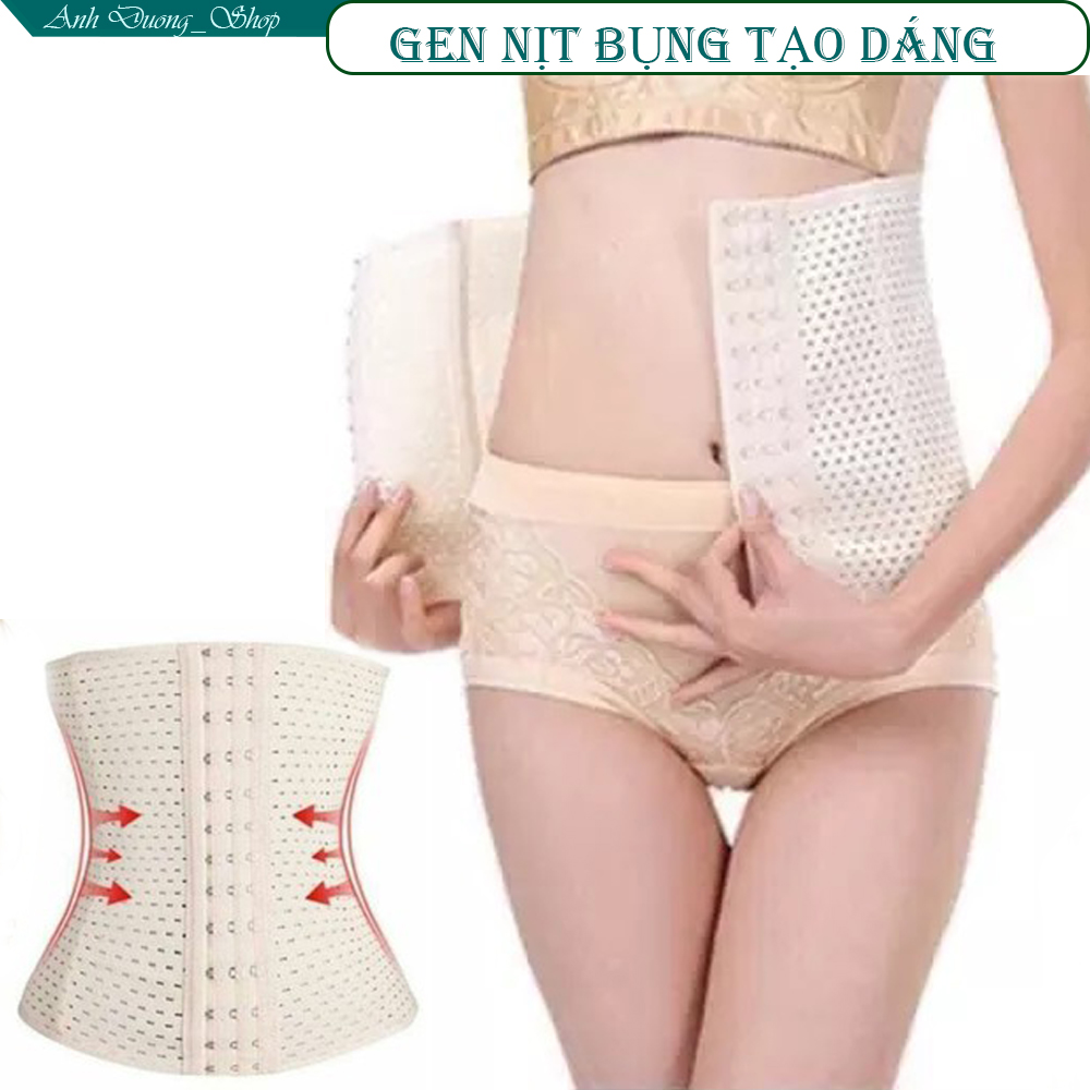 Đai Nịt Bụng Định Hình Giảm Eo Giảm Mỡ Thon Gọn - Có Lỗ Thoáng Khí - Gen Nịt Bụng Chống Cuộn Cao Cấp.kiểu dáng thời trang.hiệu quả thấy ngay khi sử dụng