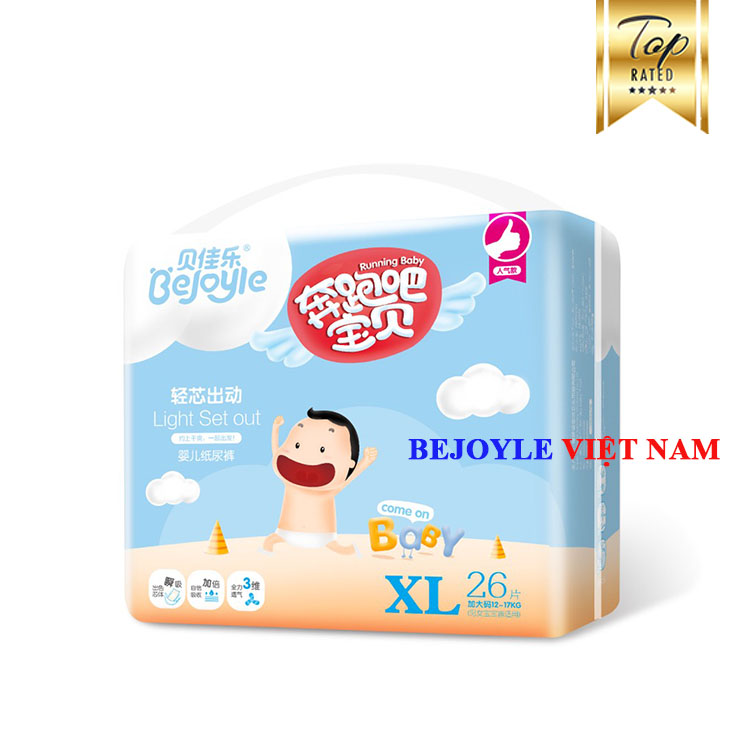 [CHÍNH HÃNG] Tã dán Bejoyle nội địa Trung quần/dán size S120/M96/L90/XL78/XXL66