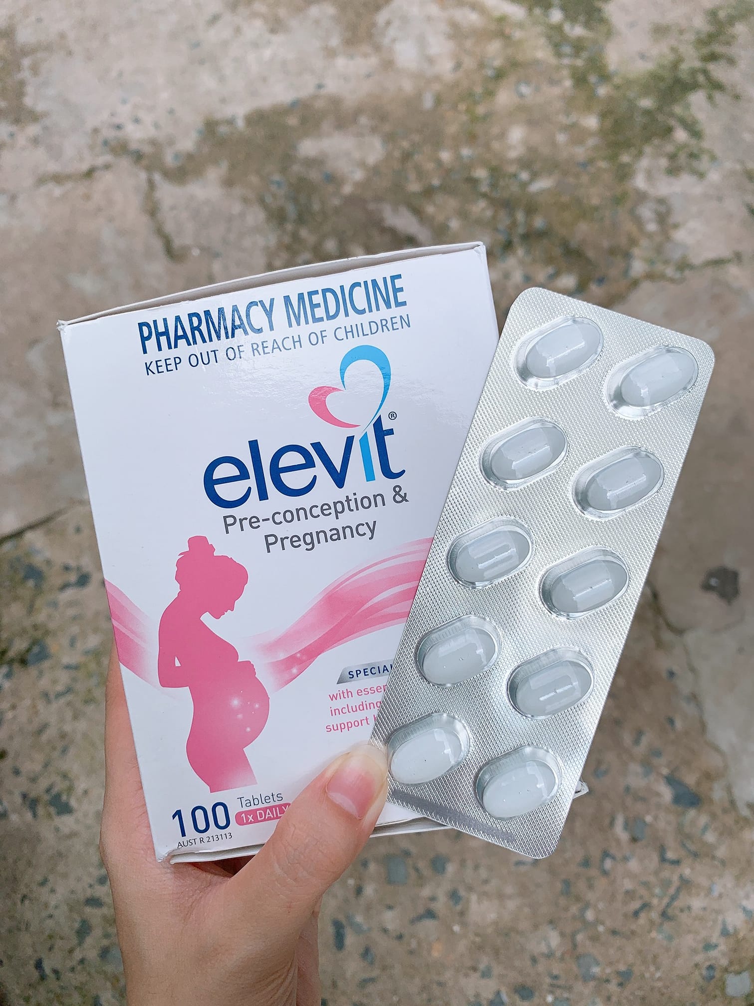 🤰 🤰ELEVIT BẦU ÚC 100 VIÊN - BỒI BỔ CHO MẸ CHẮC KHỎE CHO BÉ - MẪU MỚI NHẤT !