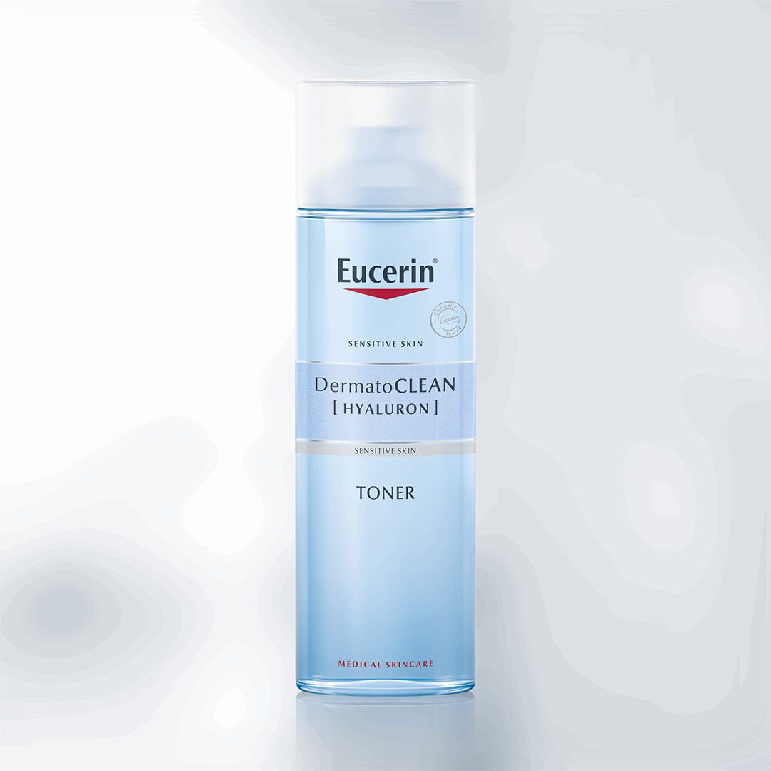 [HCM]Nước hoa hồng cho da nhạy cảm Eucerin DermatoCLEAN Clarifying Toner 200ml