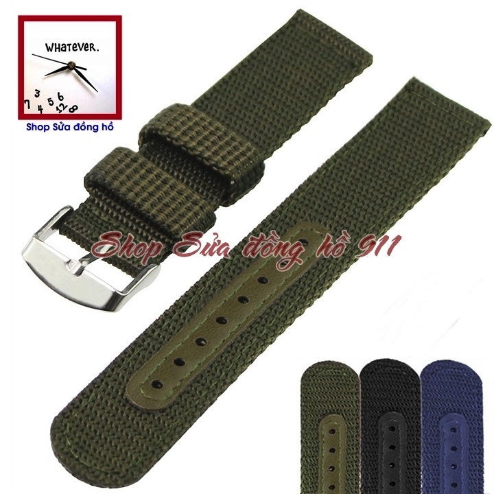 Dây dù 2 sợi kiểu quân đội. màu xanh bộ đội đậm. size 18, 20, 22mm