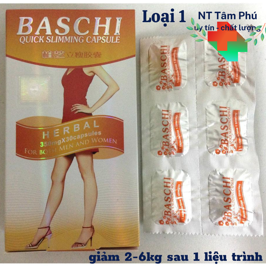 Nt tâm phú_viên giảm cân baschi cam - 30 viên - chính hãng - mẫu vỉ.