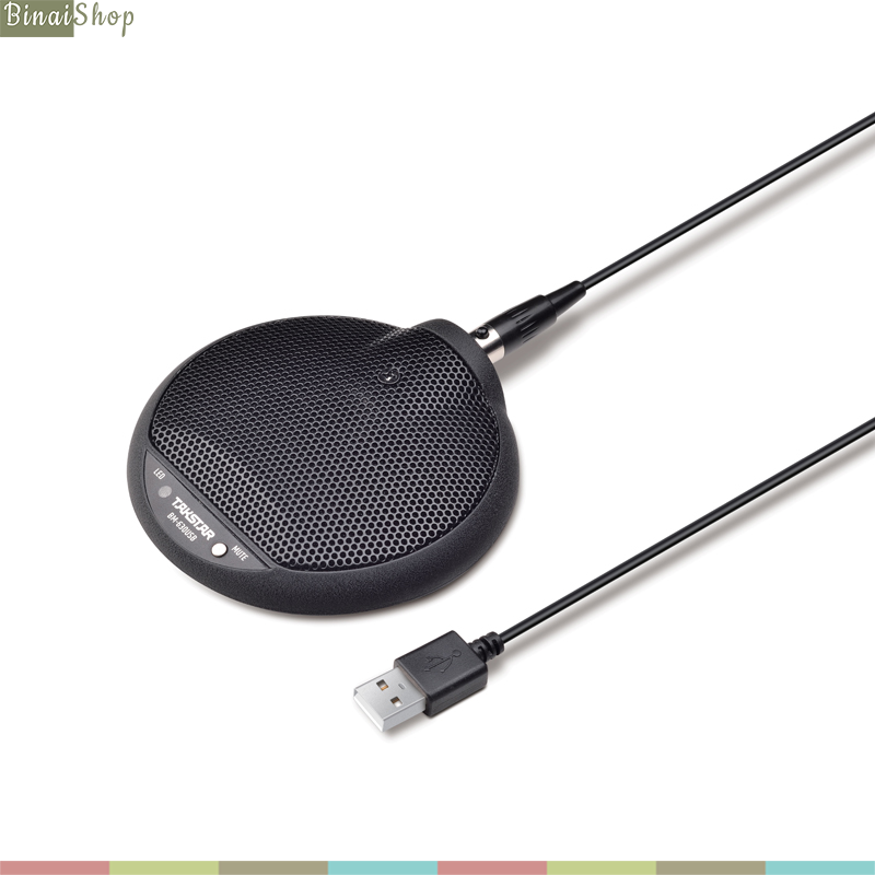Takstar bm-630usb - micro hội nghị trực tuyến, kết nối usb, bắt âm 360 độ, bán kính thu 2m
