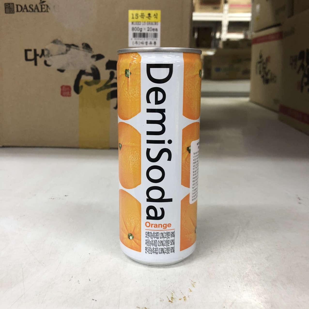 Nước Demisoda Hàn Quốc Vị Cam 250ml