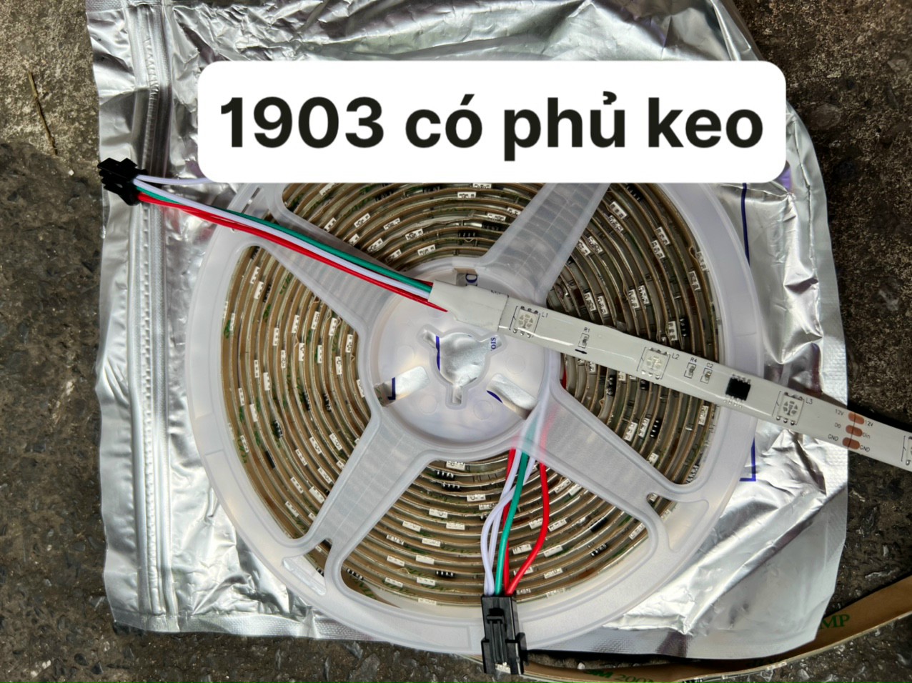 Led dây 5050 full 1903 phủ nhựa hs