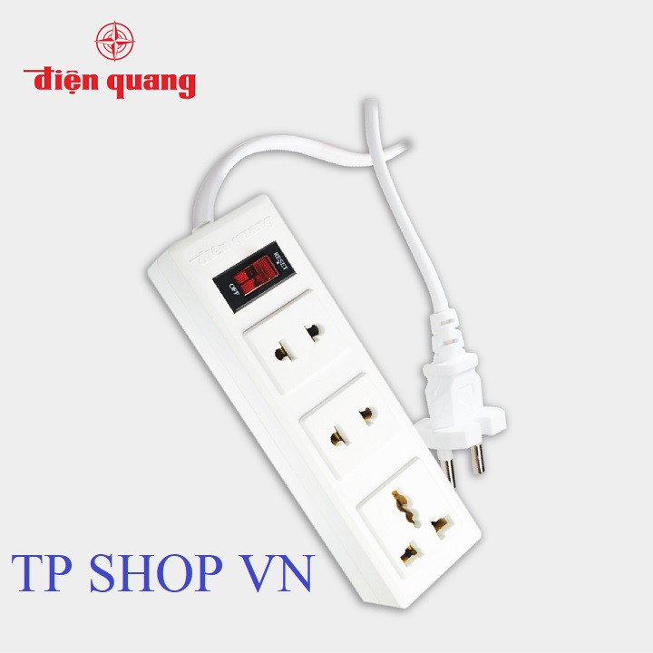 Ổ cắm điện quang đq 002a-02 , dây 2m