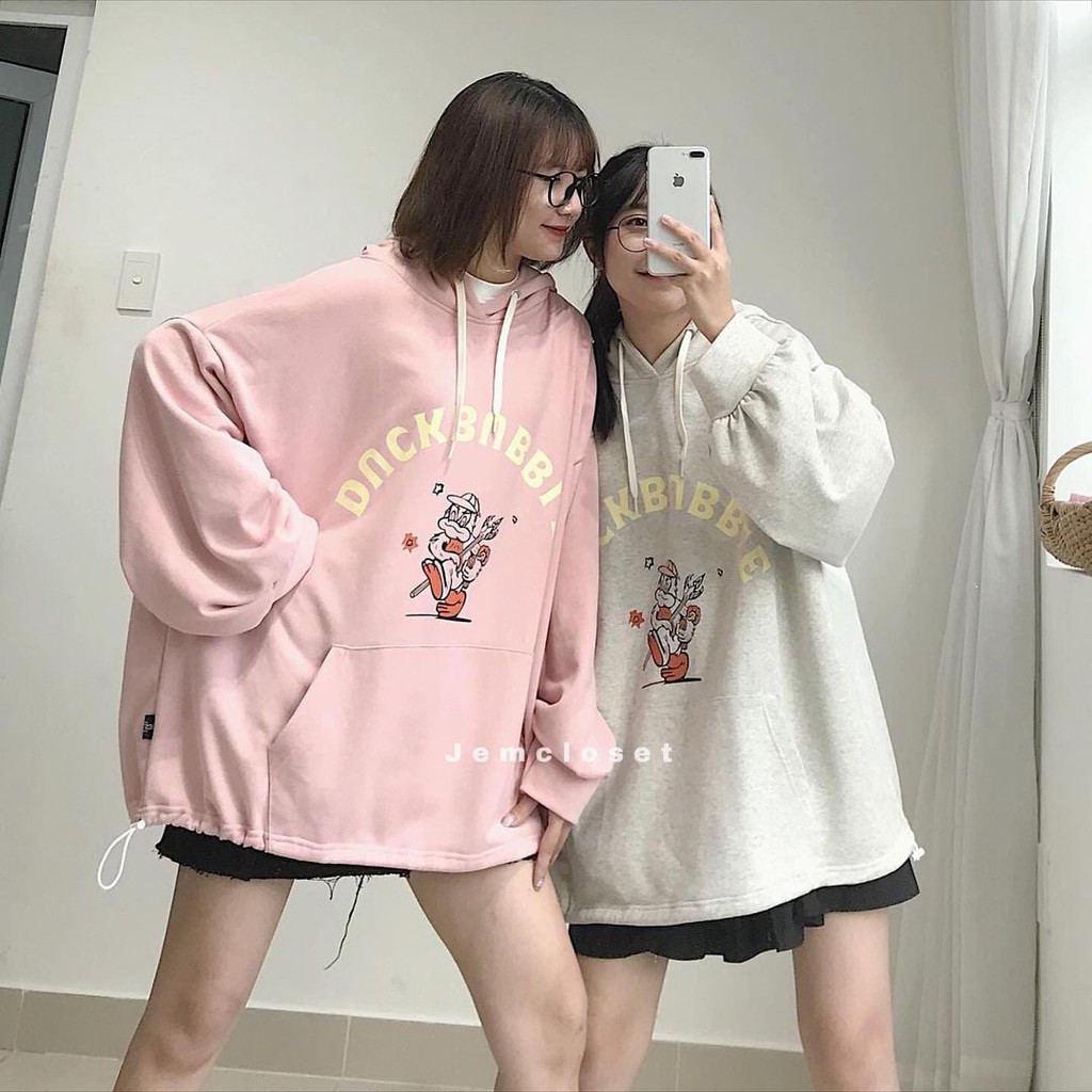 Áo hoodie họa tiết duckbubble - 10002