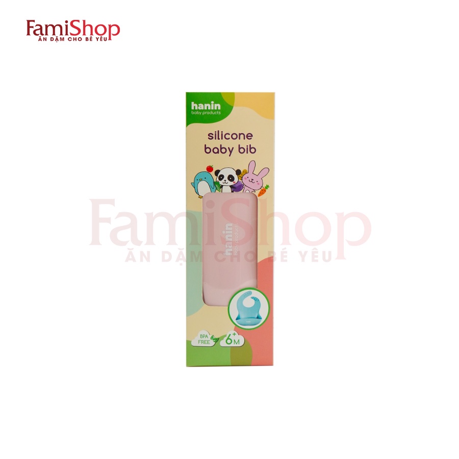 Yếm ăn dặm silicone Hanin Baby