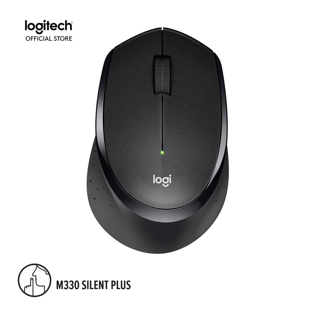 Chuột không dây Logitech M330 Silent Plus - Hàng chính hãng
