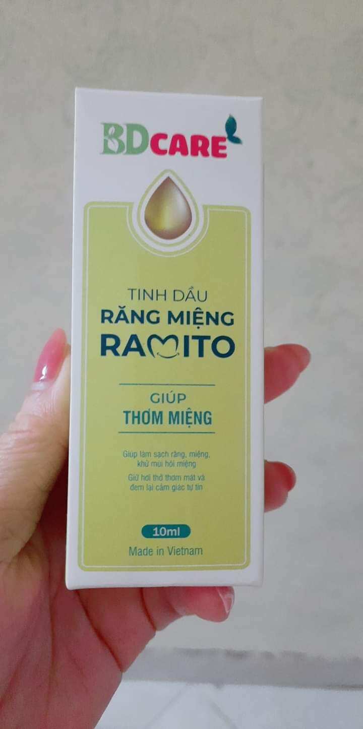 Tinh dầu Răng miệng Ramito hết Hôi miệng ngừa Sâu răng Nhiệt miệng Viêm lợi - Ramito chính hãng Bạch Dương Care