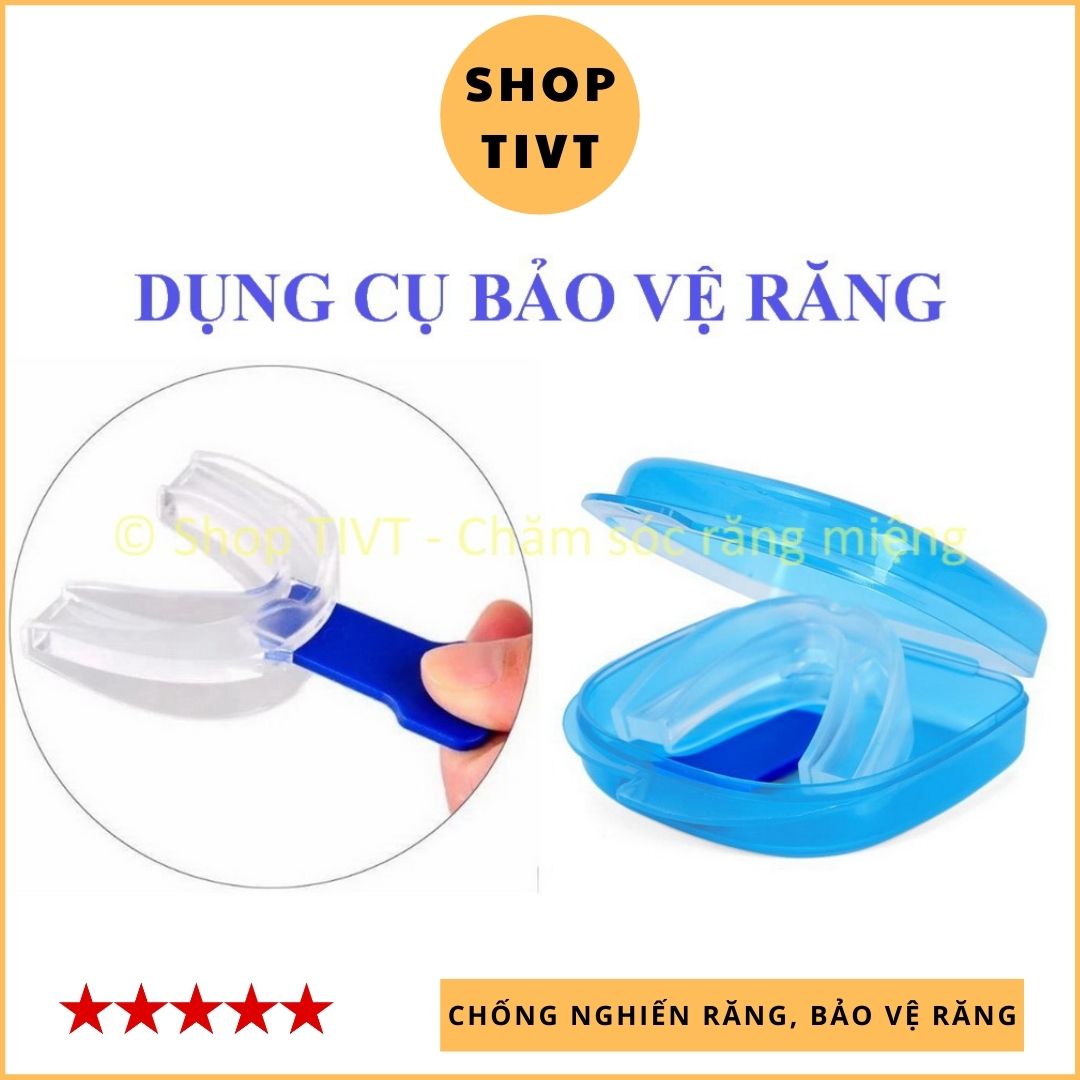 Bảo vệ răng đa năng, bọc 2 hàm, bảo vệ răng khi tập thể thao đối kháng 1, chống nghiến răng, chống ngủ ngáy, máng chống nghiến-Shop TIVT