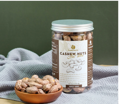 Hạt điều rang muối tanu nuts - điều bình phước 500gr