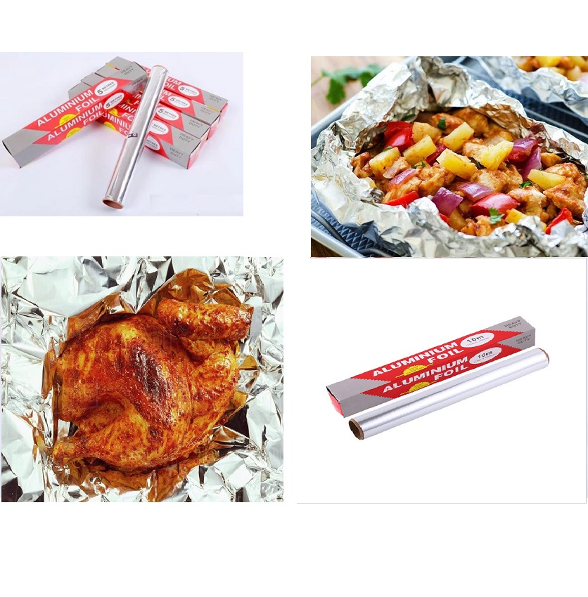 Giấy bạc nướng đồ ăn, giấy bọc thực phẩm đa năng an toàn ( 5m x 30cm)