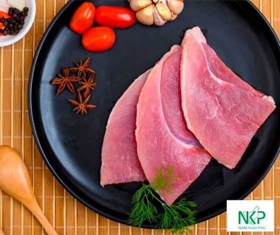 HCM - Nạc Đùi Heo Cắt Đông Lạnh NKP 1KG - giao nhanh 3h