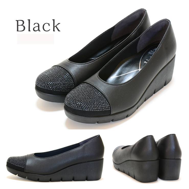 Giày búp bê đế xuồng nữ cao cấp 39606 dáng sang siêu nhẹ cao gót 5,5cm made in Japan